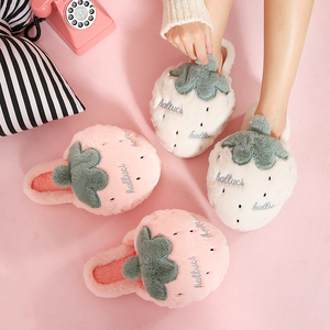 家用防滑厚底卡通棉拖鞋