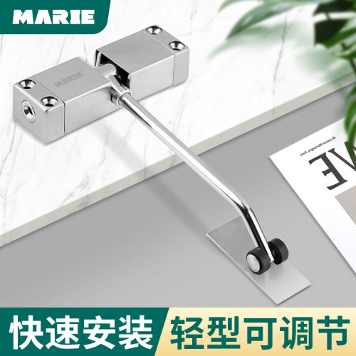 闭门器家用静音打孔弹簧简易