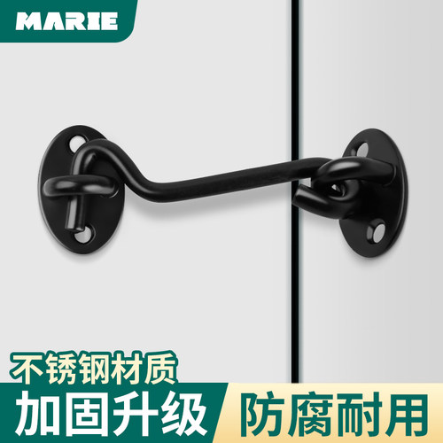 不锈钢门锁家用室内打孔卫生间