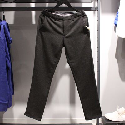羊毛混纺长裤休闲裤思莱德加厚