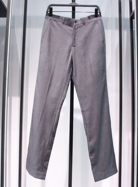 SELECTED斯莱德商务正装灰色韩版欧版修身小脚西裤薄款春秋款免烫