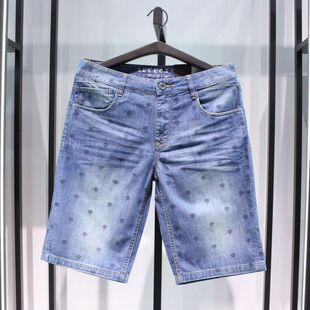 SELECTED思莱德青春流行水洗日常夏季旅游修身休闲牛仔短裤五分裤