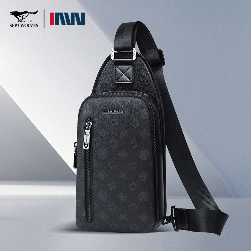 七匹狼潮流时尚斜挎单肩包