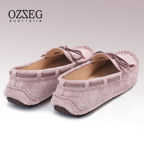 OZZEG春夏真皮平底单鞋孕妇鞋