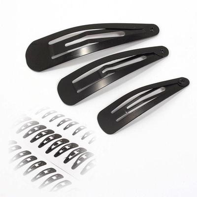 【大中小号】BB夹大黑夹子烤漆磨砂亮黑黑色边夹刘海夹发夹滴水夹