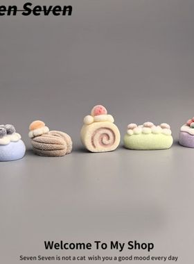 车载小可爱可爱摆件甜品车机屏幕