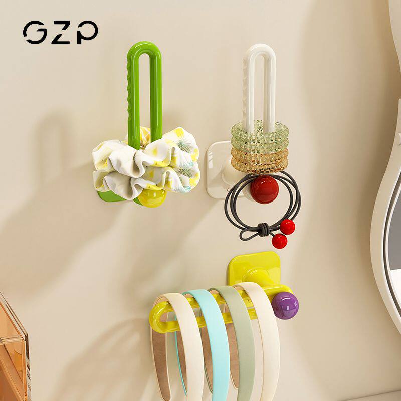 头饰发卡发箍发圈多功能挂钩免打孔皮筋头绳发饰强力粘钩头绳收纳