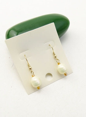K69 外贸原单不规则珍珠时尚耳环 精致耳环 简约耳环