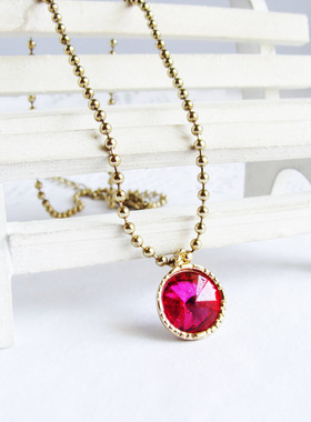 欧美热销饰品水晶明星款锁骨链