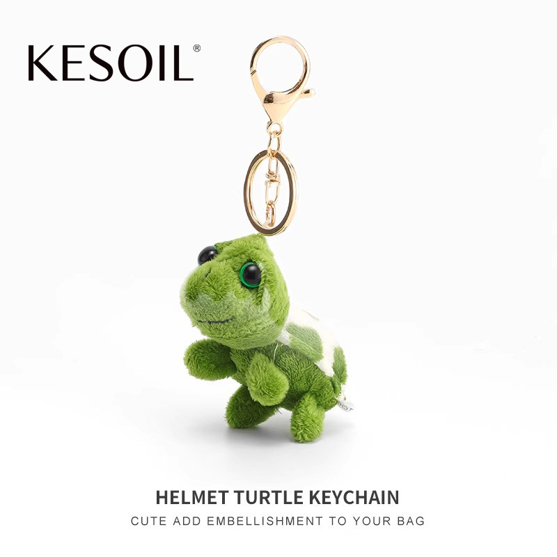 KESOIL适用于lv乌龟毛绒挂件书包钥匙扣挂饰背包公仔小饰品配装饰