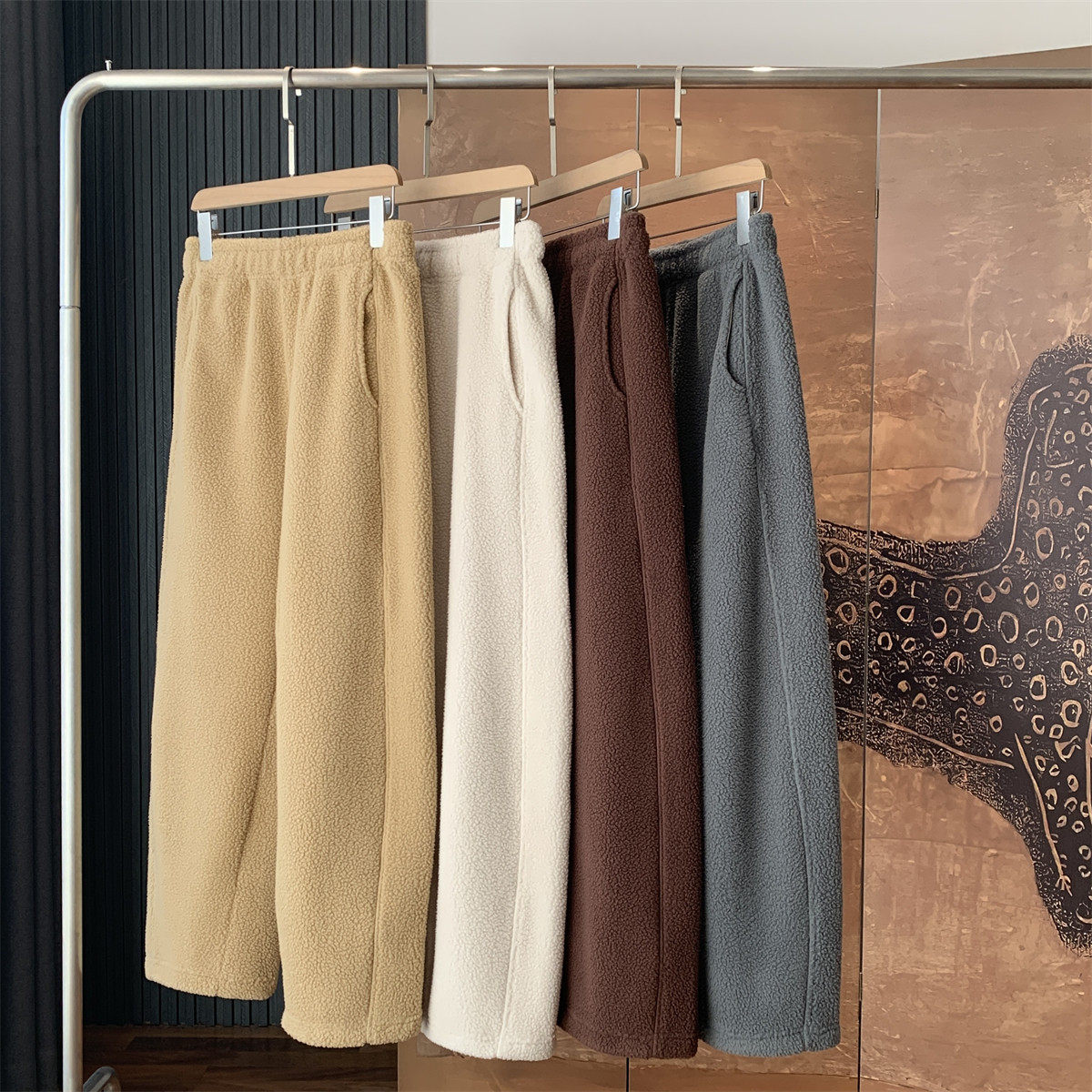 闭眼入！一条过冬JIN口400克臻品双面羔羔绒柔软亲肤休闲裤,女装/女士精品,休闲裤,淘宝优惠券,粉丝福利购,淘宝优惠卷