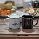 Ретро вместительная и большая портативная чайная чашка для кемпинга из нержавеющей стали