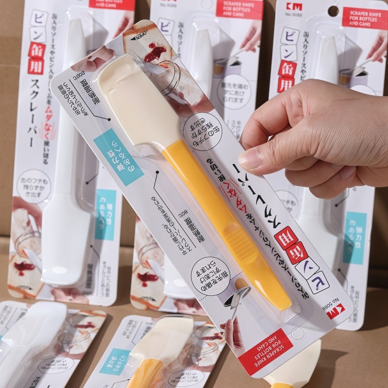 外贸原单日式硅胶刮刀烘培奶油软胶抹刀食品用耐高温涂抹器果酱刮