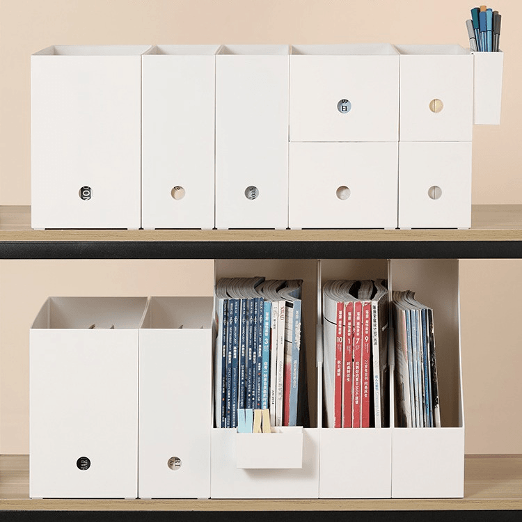 桌面书本收纳盒办公桌书立绘本