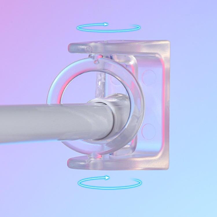 免打孔伸缩杆粘贴式固定座器横杆