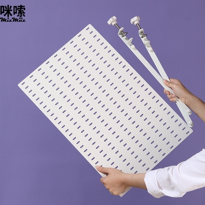 桌面洞洞板配件免打孔可立夹式