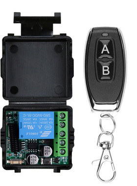 宽电压通用5-30V无线遥控器开关停车场道闸信号LED继电器无源模块