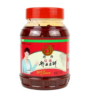 正宗四川特产丹丹郫县红油豆瓣1.1kg瓶装回锅肉炒菜调味酱辣椒酱