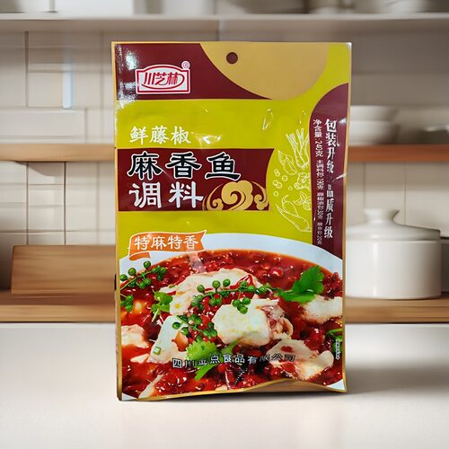 四川川芝林鲜藤椒麻香鱼调料240g