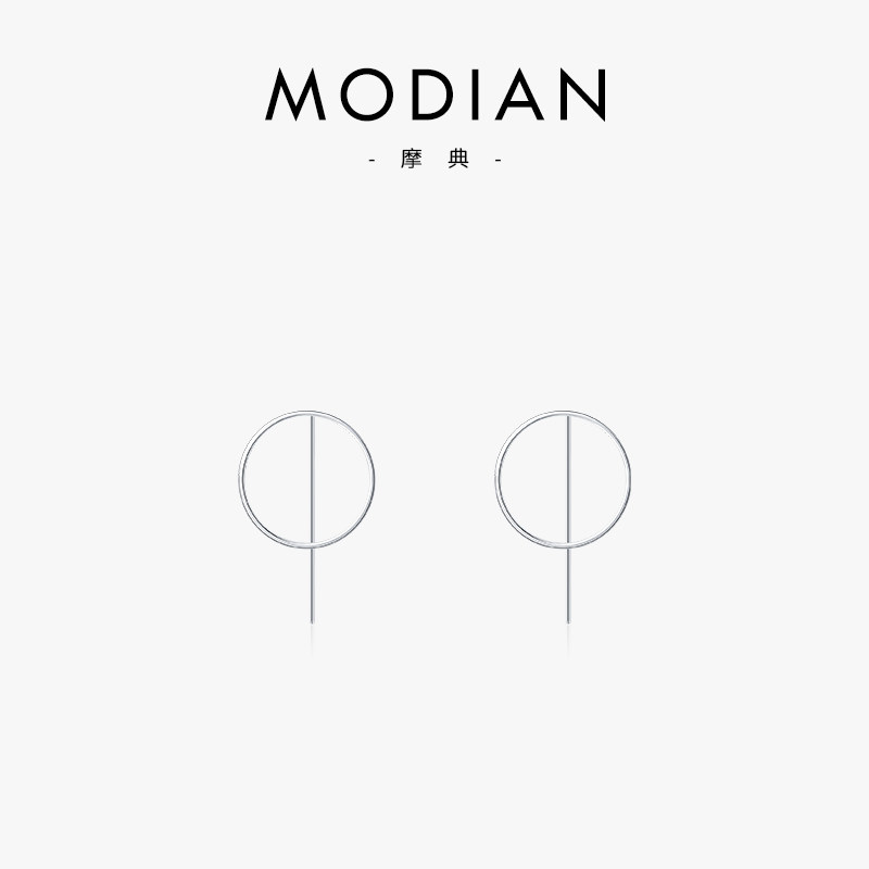 通体s925纯银高级感轻奢圆圈线条小众耳环耳钉女欧美冷淡风耳饰,饰品/流行首饰/时尚饰品新,耳钉,淘宝优惠券,粉丝福利购,淘宝优惠卷