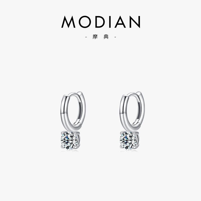 纯银镶钻耳扣高级感轻奢小众设计