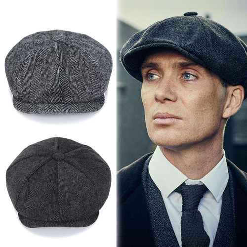 贝雷帽八角帽浴血黑帮剃刀画家帽