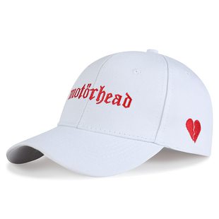 帽子男潮秋季韩版鸭舌帽休闲百搭秋天女棒球帽黑白字母爱心太阳帽