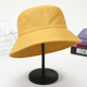 秋季 百搭帽子男潮牌时尚 黄色防晒帽 潮男士 渔夫帽女遮阳女秋天韩版