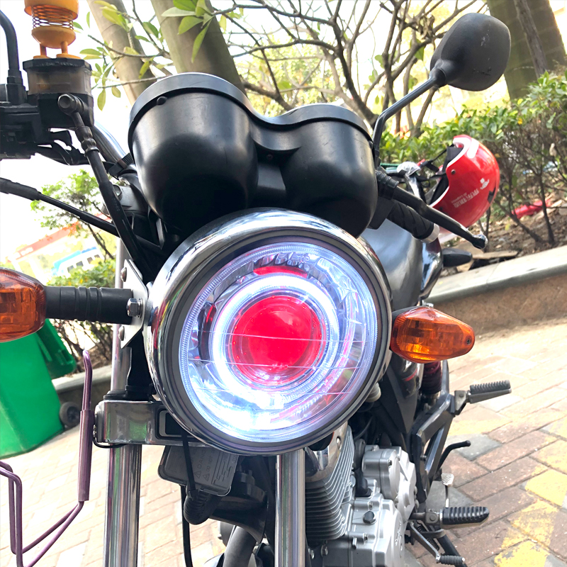 天剑en125前大灯激光LED透镜