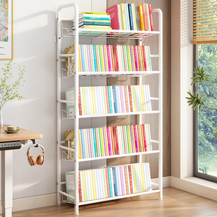 儿童书架落地置物架办公室书桌收纳书柜客厅图书馆家用靠墙展示架