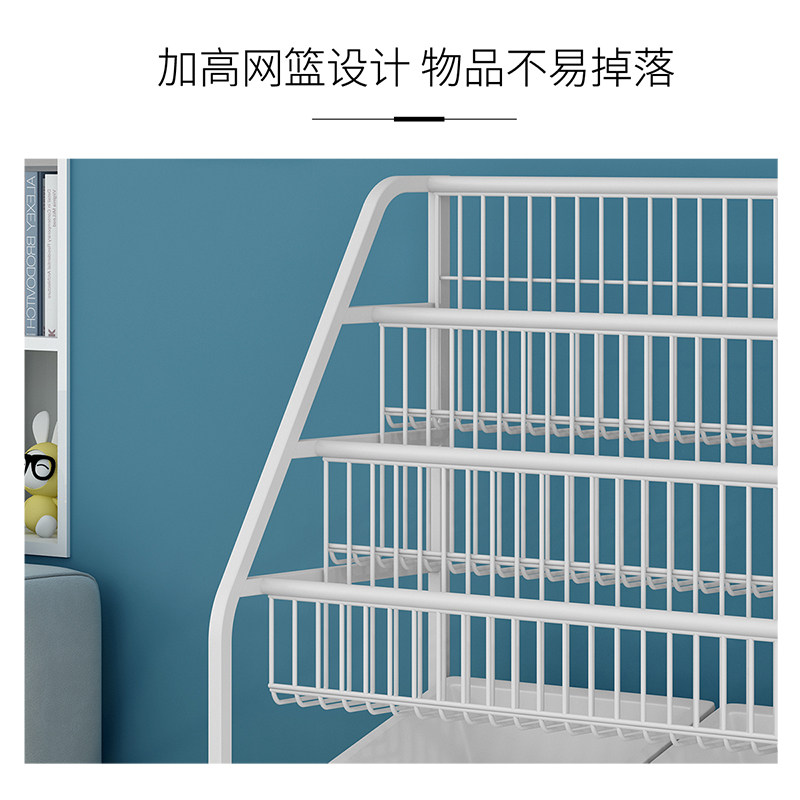 儿童书架绘本玩具收纳架宝宝归纳架多层整理收纳柜子储物架置物架