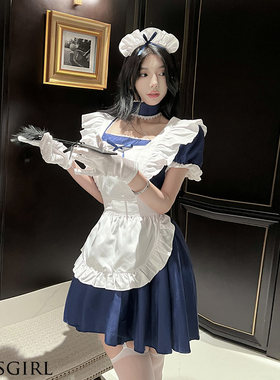 可爱猫咪女仆围裙制服cosplay