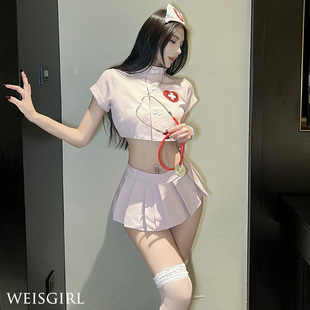 黑涩会小仙女制服套装万圣节性感医生白衣天使纯欲cosplay护士装