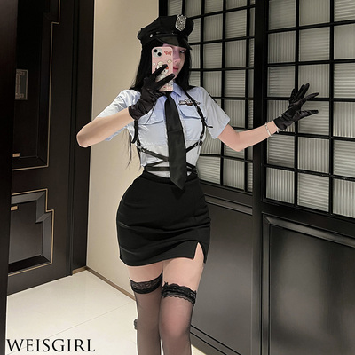 性感空姐服纯欲女警制服套装大码
