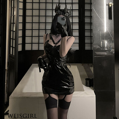 暗黑系万圣节服装性感小恶魔制服