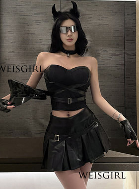 暗黑系万圣节服装性感小恶魔制服