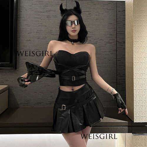 暗黑系万圣节服装性感小恶魔制服