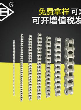 304滚子链12套筒滚子链条标准不锈钢链条