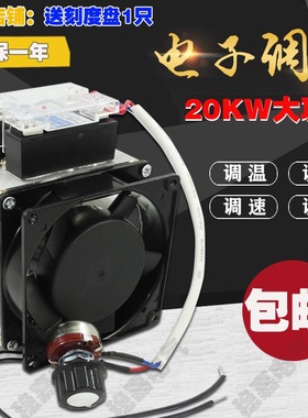 大功率调压器单相220V电机调速0-220V20KW电炉丝调温调光交流控制
