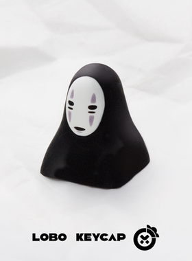 千与千寻无脸男树脂机械键帽
