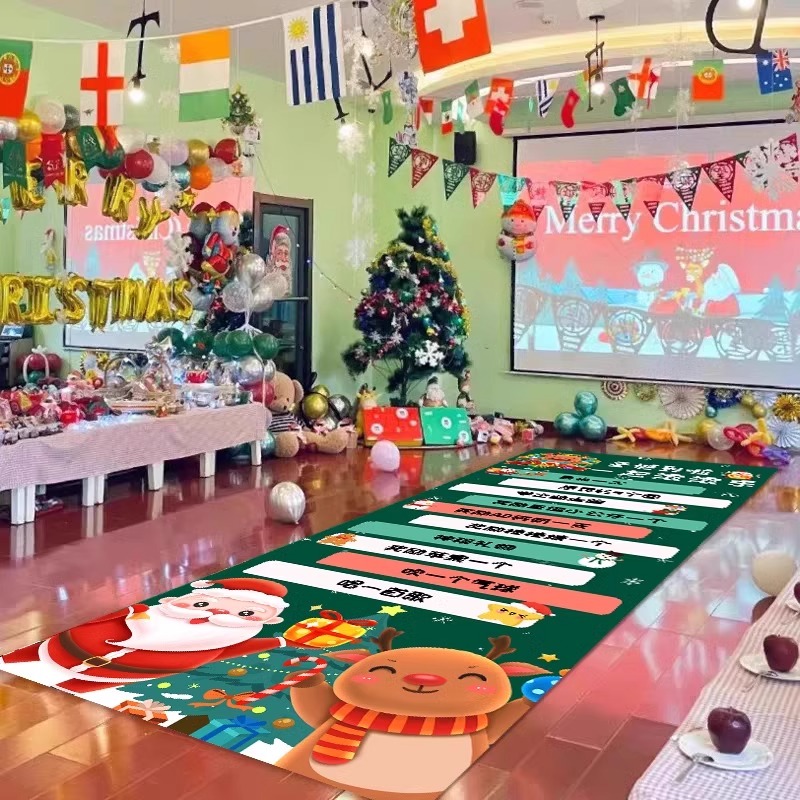 圣诞节主题布置滚滚乐游戏道具
