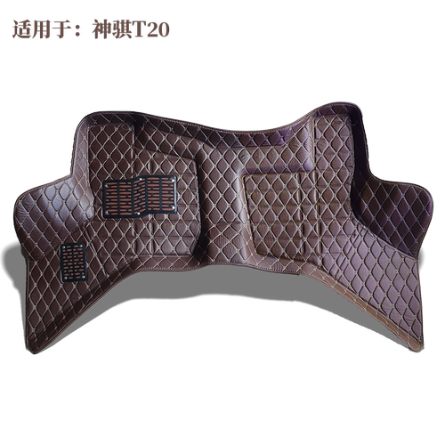 神骐绗绣皮革包围脚垫