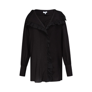 LIU联名 Petit KSIDE 雪纺荷叶边上衣 Bari