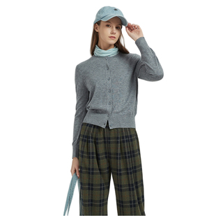 百搭休闲圆领针织开衫 Petit Bari