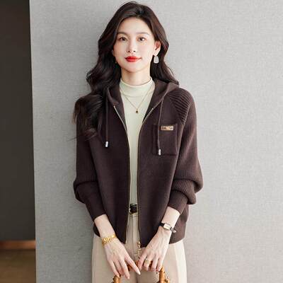 春秋毛呢外套女2025新款春秋款今年流行爆款休闲百搭短款呢子大衣