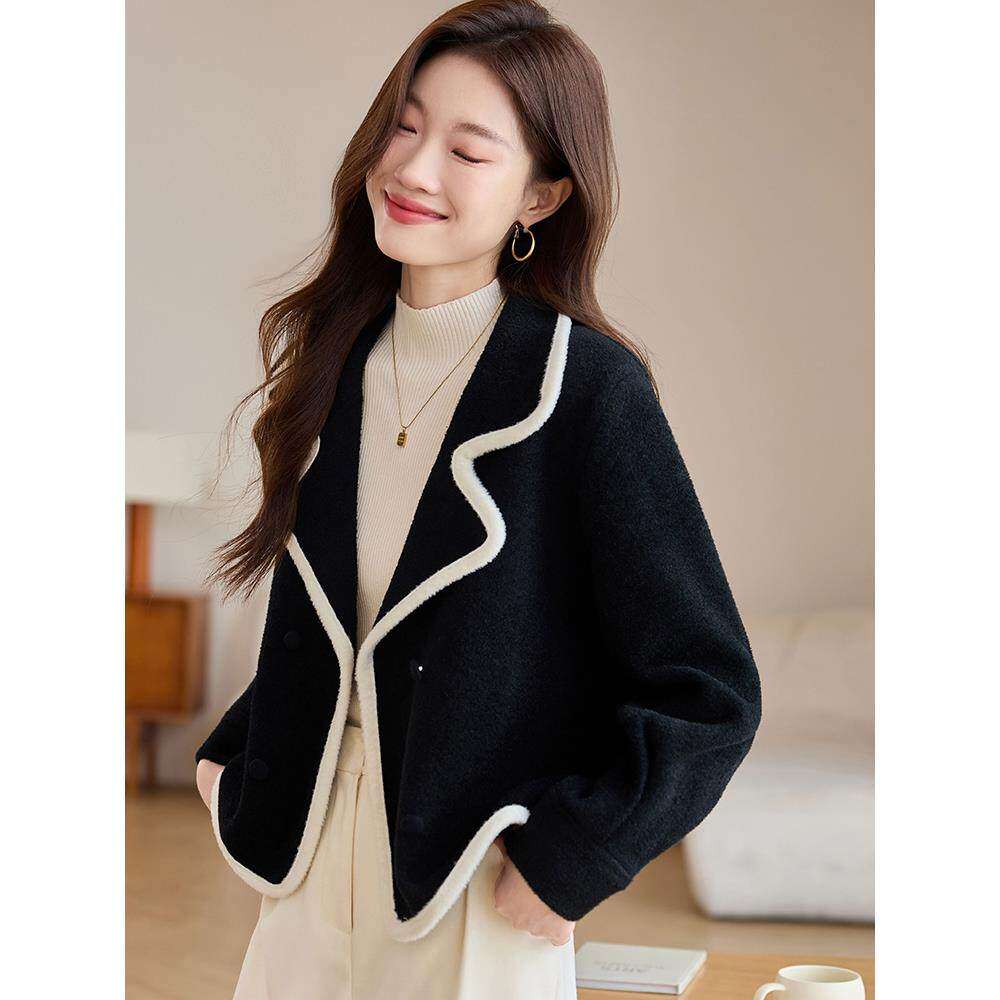 毛呢外套女春秋装2025年新款早秋爆款时尚洋气轻奢高级感开衫外搭