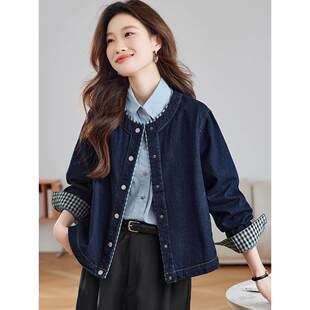 春秋季牛仔外套女2025新款轻奢高级感爆款小个子独特漂亮初春上衣