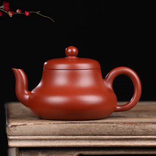 宜兴方圆紫砂一厂原矿朱泥大红袍君德壶紫砂壶