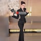 套装 VJE春季 西装 两件套2026新款 商务风小众造型叠领西服喇叭裤