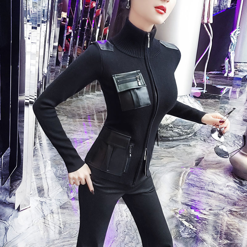 秋冬针织外套VJE设计感小众